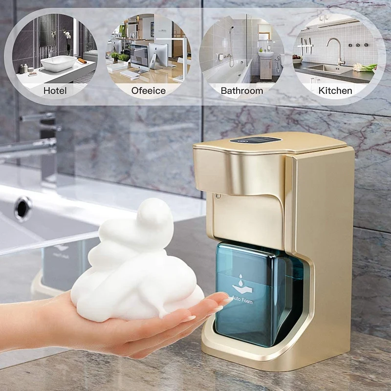 Automatic Soap Dispenser Touchless, Hand Free Soap Dispenser Foaming Soap Dispenser USB Charging 500Ml
Automatic Soap Dispenser Touchless, Hand Free Soap Dispenser Foaming Soap Dispenser USB Charging 500Ml