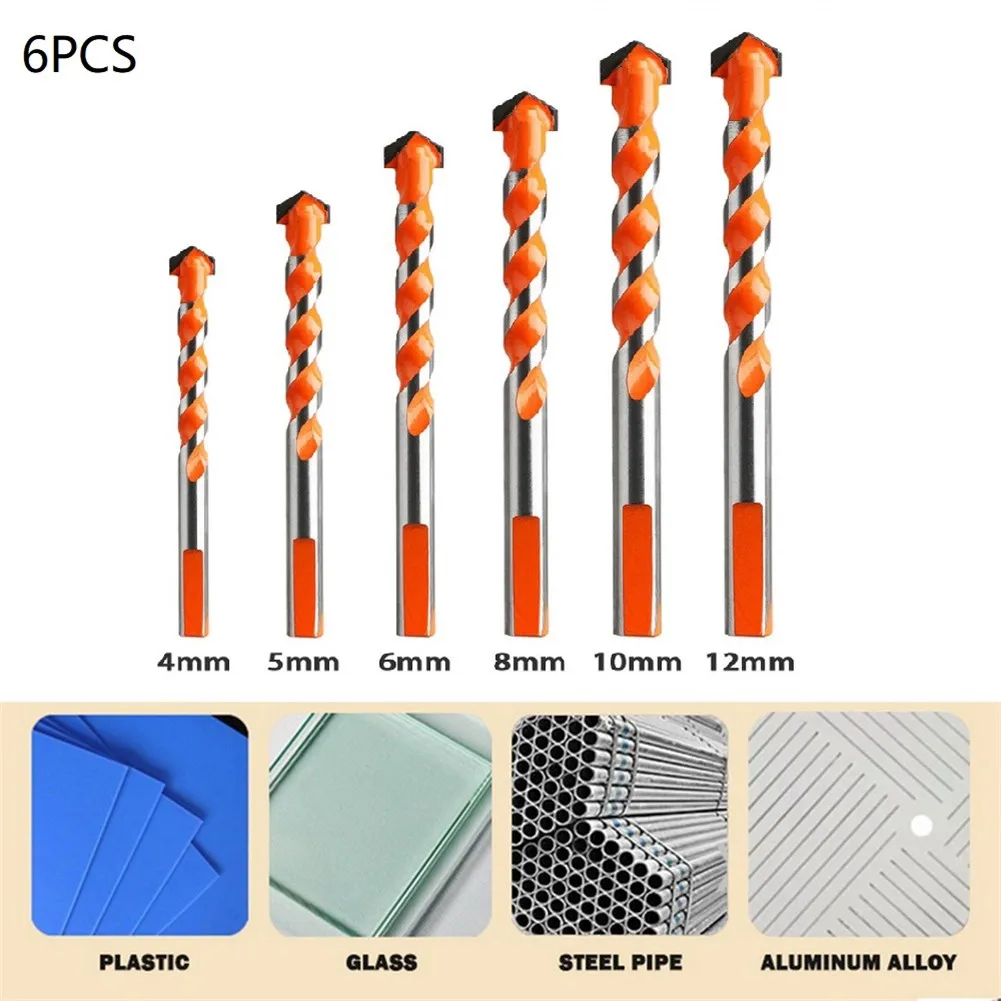 6Pcs/Set Multifunctional Glass Construction Drill Bit Bits SetFor Ceramic Tile Concrete Glass MarbleCeramic Marble
6Pcs/Set Multifunctional Glass Construction Drill Bit Bits SetFor Ceramic Tile Concrete Glass MarbleCeramic Marble