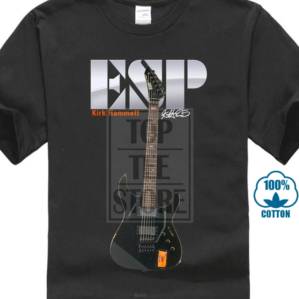 Футболка Kirk Hammett Esp Ltd Kh 25 для электрогитары размер S M L Xl Xxl|Мужские футболки| |