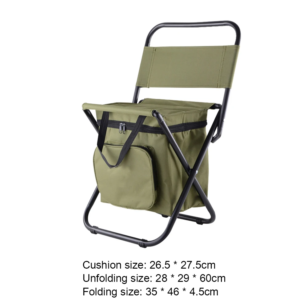 Outdoor Folding Chair Camping Fishing Foldable Ice Cooler Backrest Table stainless steel pipe anti-skid outdoor enthusiasts
Outdoor Folding Chair Camping Fishing Foldable Ice Cooler Backrest Table stainless steel pipe anti-skid outdoor enthusiasts