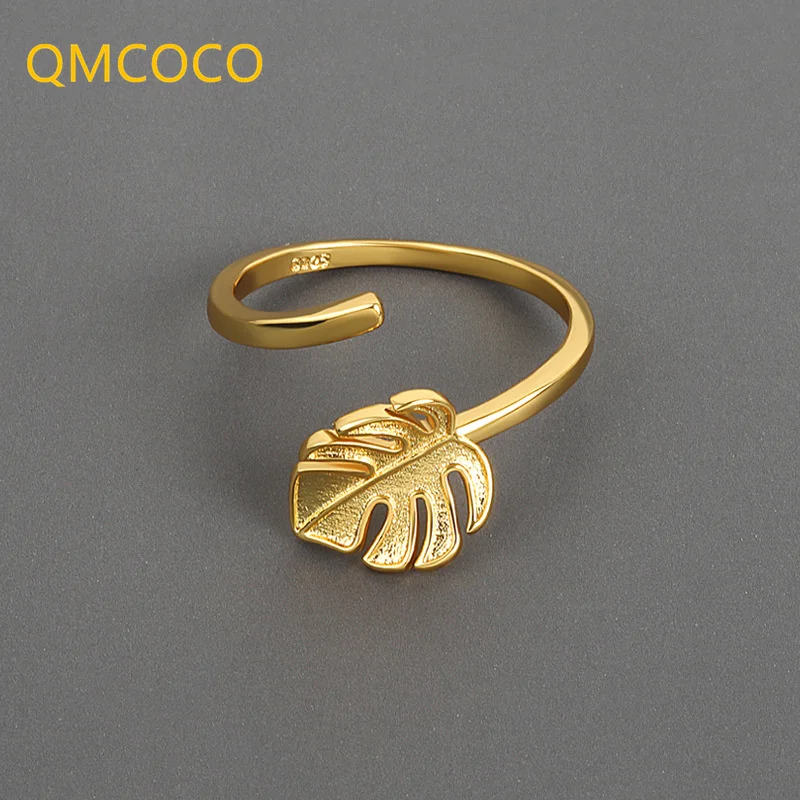 QMCOCO Silver Color Leaves Rings Women INS Creative Design Personalized Fashion Rings For Women Simple Party Jewelry Gifts
QMCOCO Silver Color Leaves Rings Women INS Creative Design Personalized Fashion Rings For Women Simple Party Jewelry Gifts