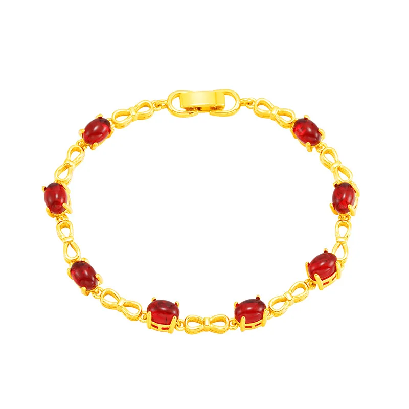 Natural Crystal Bracelets for Women's Dubai 24k Gold Bracelets Inlaid Colored Natural Stone Bracelet Wedding Jewelry Gifts
Natural Crystal Bracelets for Women's Dubai 24k Gold Bracelets Inlaid Colored Natural Stone Bracelet Wedding Jewelry Gifts