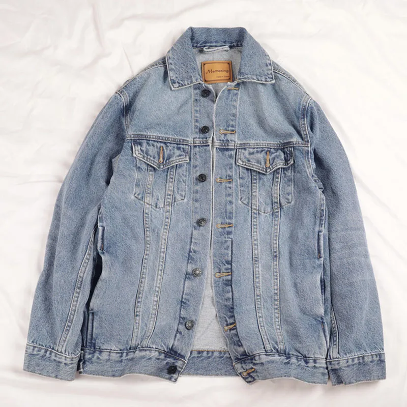 Black Blue Denim Jacket Women Vintage Loose Long sleeve Mid-length Jeans Jacket Casual Spring Harajuku Female Student Basic Coat 
Black Blue Denim Jacket Women Vintage Loose Long sleeve Mid-length Jeans Jacket Casual Spring Harajuku Female Student Basic Coat