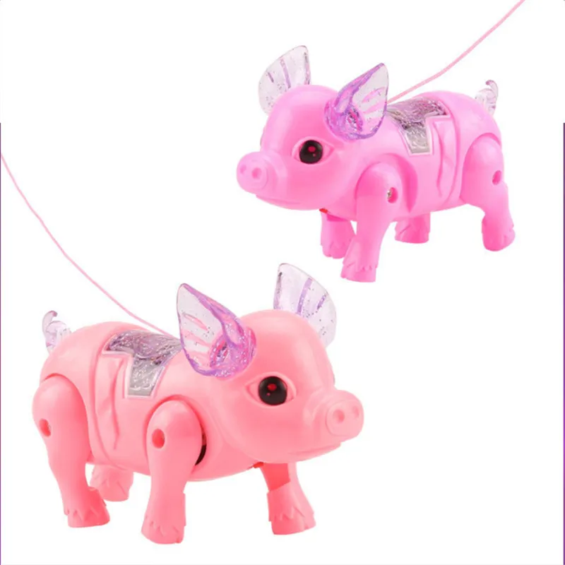 Internet celebrities with the same electric music leash piggy hot selling hot flashing luminous leash toy pig bajie
Internet celebrities with the same electric music leash piggy hot selling hot flashing luminous leash toy pig bajie