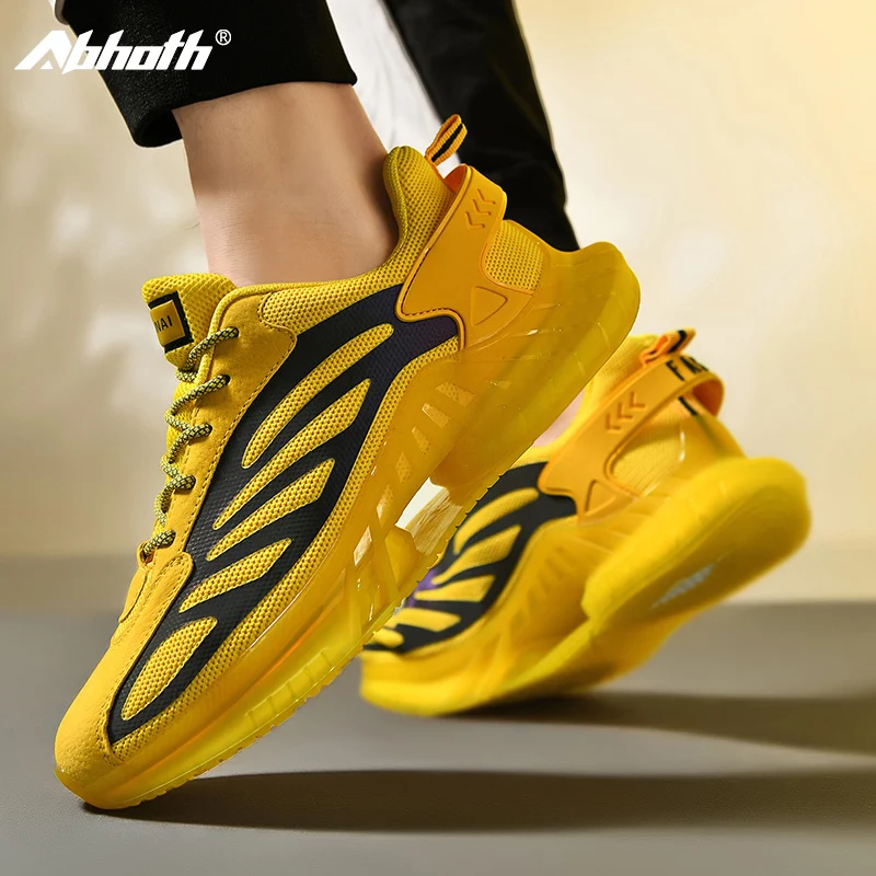 

Abhoth man shoe lightweight colorful snearkers men Comfortable Man Running Shoes Outdoor Non-slip Breathable shoes for men 46
