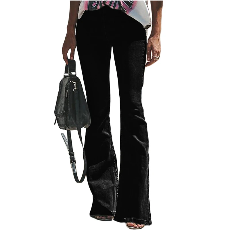 2021 модные джинсы с высокой талией, расклешенные джинсы для женщин, винтажные джинсы скинни с колокольчиком, женские черные широкие брюки
2021 модные джинсы с высокой талией, расклешенные джинсы для женщин, винтажные джинсы скинни с колокольчиком, женские черные широкие брюки