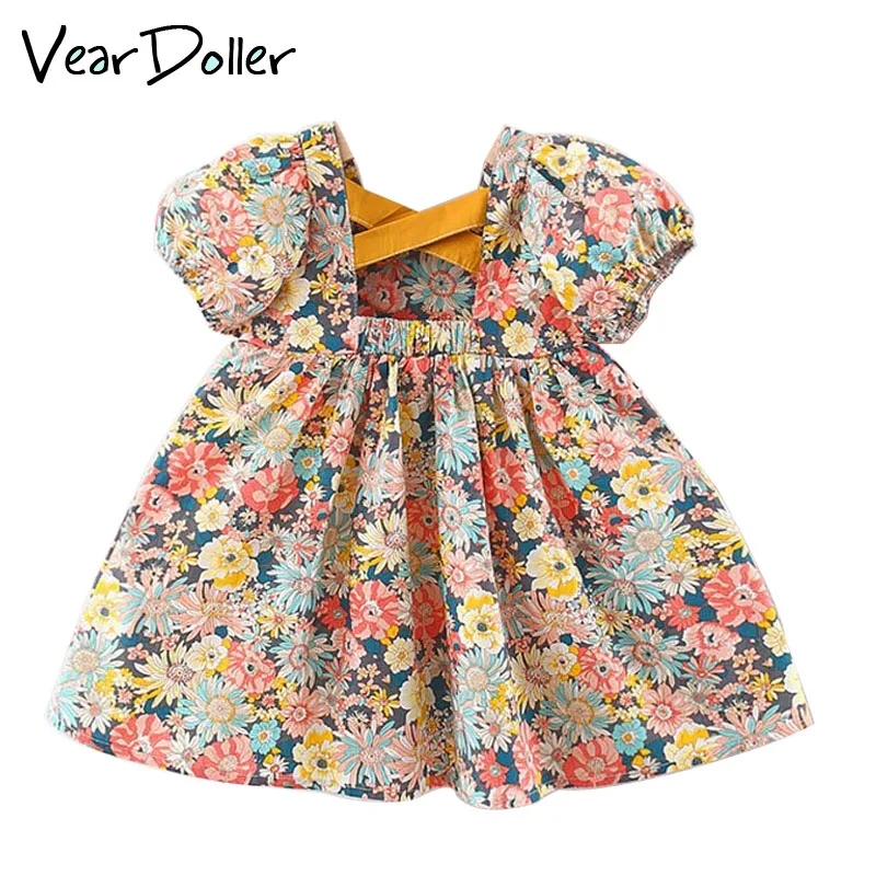 VearDoller Girls Casual Dresses Short Sleeve Full-printed Flowers Kids Dresses for Girls Cross Back Straps Girl Princess Dress
VearDoller Girls Casual Dresses Short Sleeve Full-printed Flowers Kids Dresses for Girls Cross Back Straps Girl Princess Dress