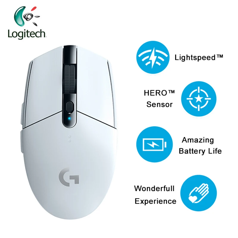 Беспроводная мышь Logitech G304 игровая с датчиком героя 2018 точек на дюйм 12000 IPS