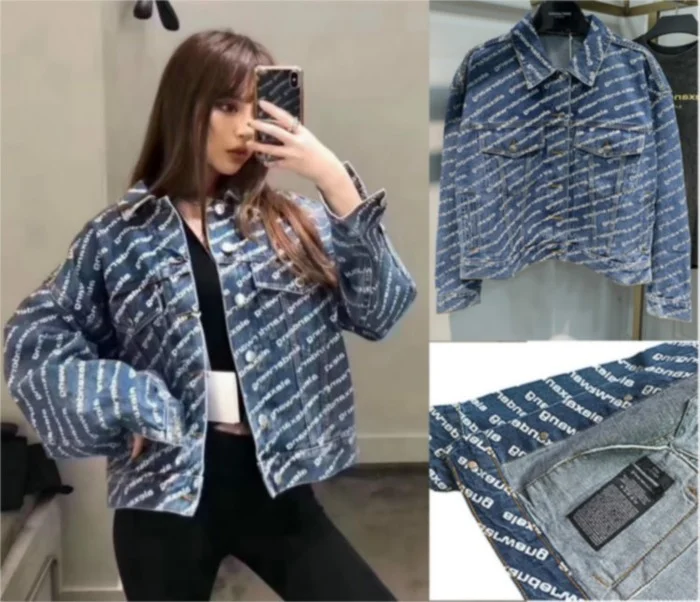 Fashion Classic Trendy Brand Luxury Design Women Men Unisex Couple Letter Allover Logo Full Print Denim Jacket Coat
Fashion Classic Trendy Brand Luxury Design Women Men Unisex Couple Letter Allover Logo Full Print Denim Jacket Coat