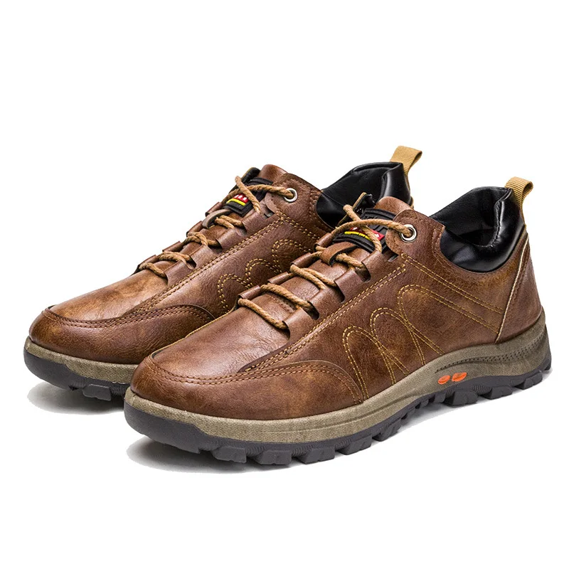 REDESS Men's Casual Breathable Fashion Young Wear-resisting Leather Shoes
REDESS Men's Casual Breathable Fashion Young Wear-resisting Leather Shoes