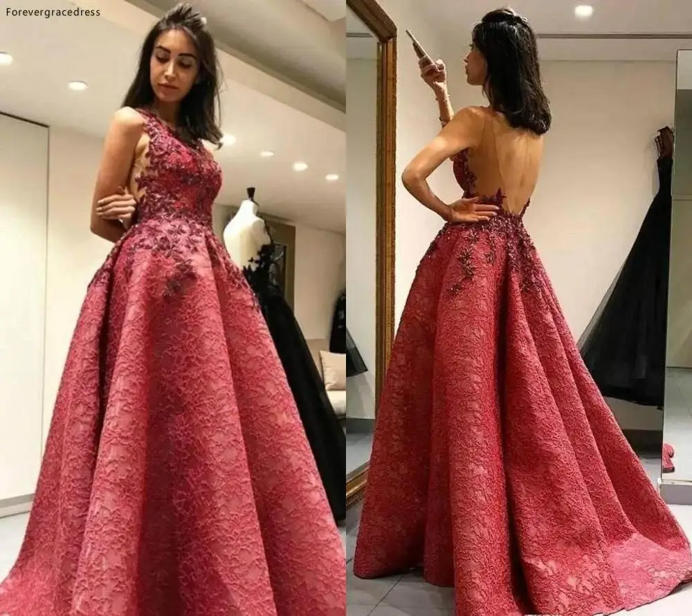 Elegant Dark Red Full Lace Appliques Prom Dress Sexy Long Backless Celebrity Formal Holiday Wear Party Gown Custom Made
Elegant Dark Red Full Lace Appliques Prom Dress Sexy Long Backless Celebrity Formal Holiday Wear Party Gown Custom Made