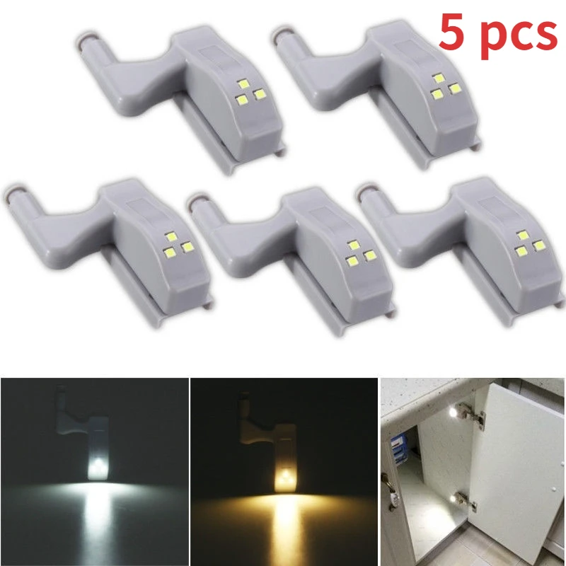 5pcs LED Inner Hinge Lamp Under Cabinet Lights Universal Wardrobe Cupboard Sensor Light for Kitchen Closet Bedroom Night Lamp
5pcs LED Inner Hinge Lamp Under Cabinet Lights Universal Wardrobe Cupboard Sensor Light for Kitchen Closet Bedroom Night Lamp