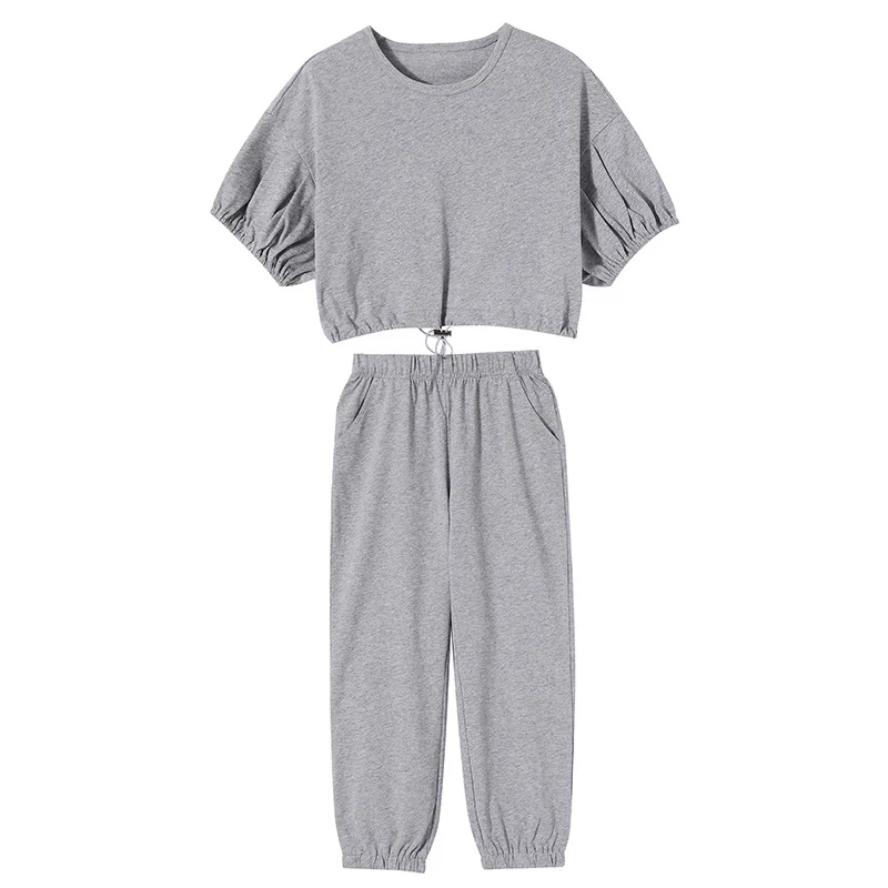 2021 Summer Mother and Daughter Parent-child Clothes Girls' Round Neck Short-sleeved Loose Casual Sports Suit Two-piece Suit
2021 Summer Mother and Daughter Parent-child Clothes Girls' Round Neck Short-sleeved Loose Casual Sports Suit Two-piece Suit