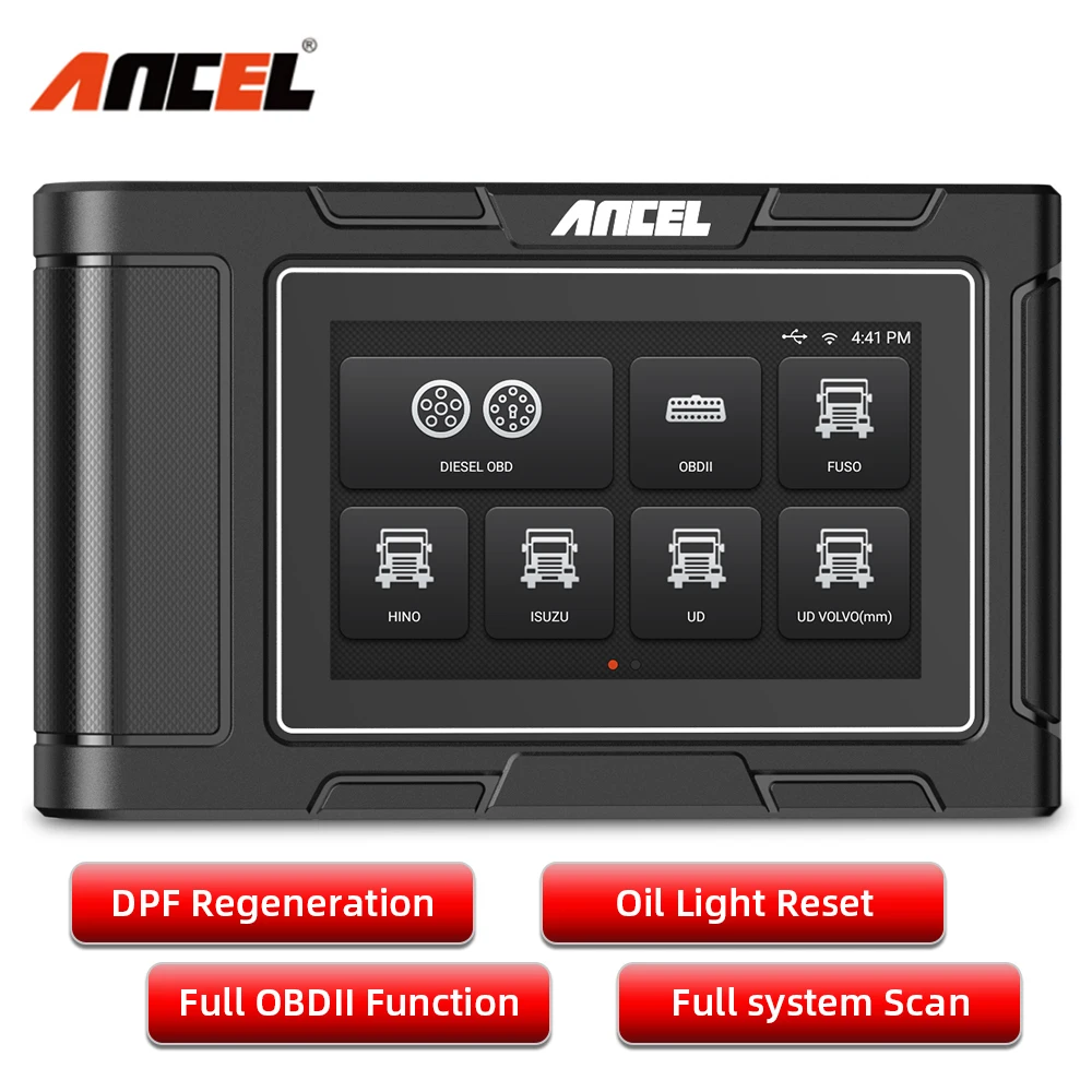 Ancel HD3200 Asian Truck Automotive Diagnostic Tools OBD2 Car Diagnosis Scanner All System DPF Regeneration OBD 2 Auto Scanner
Ancel HD3200 Asian Truck Automotive Diagnostic Tools OBD2 Car Diagnosis Scanner All System DPF Regeneration OBD 2 Auto Scanner