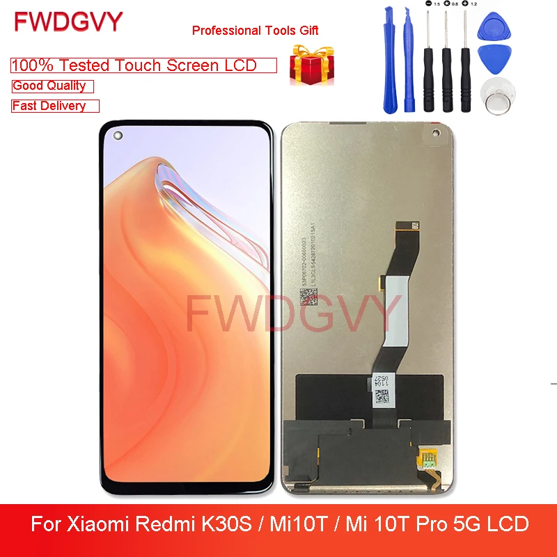 6.67" Original New For Xiaomi Redmi K30S M2007J3SC Touch Screen Display Digitizer Assembly For Mi 10T 5G For Mi 10T Pro 5G Lcds
6.67" Original New For Xiaomi Redmi K30S M2007J3SC Touch Screen Display Digitizer Assembly For Mi 10T 5G For Mi 10T Pro 5G Lcds