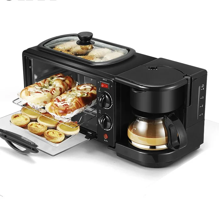 LA 3 In 1 Electric Breakfast Machine Multifunction Coffee maker frying pan mini oven household bread pizza oven frying pan
LA 3 In 1 Electric Breakfast Machine Multifunction Coffee maker frying pan mini oven household bread pizza oven frying pan