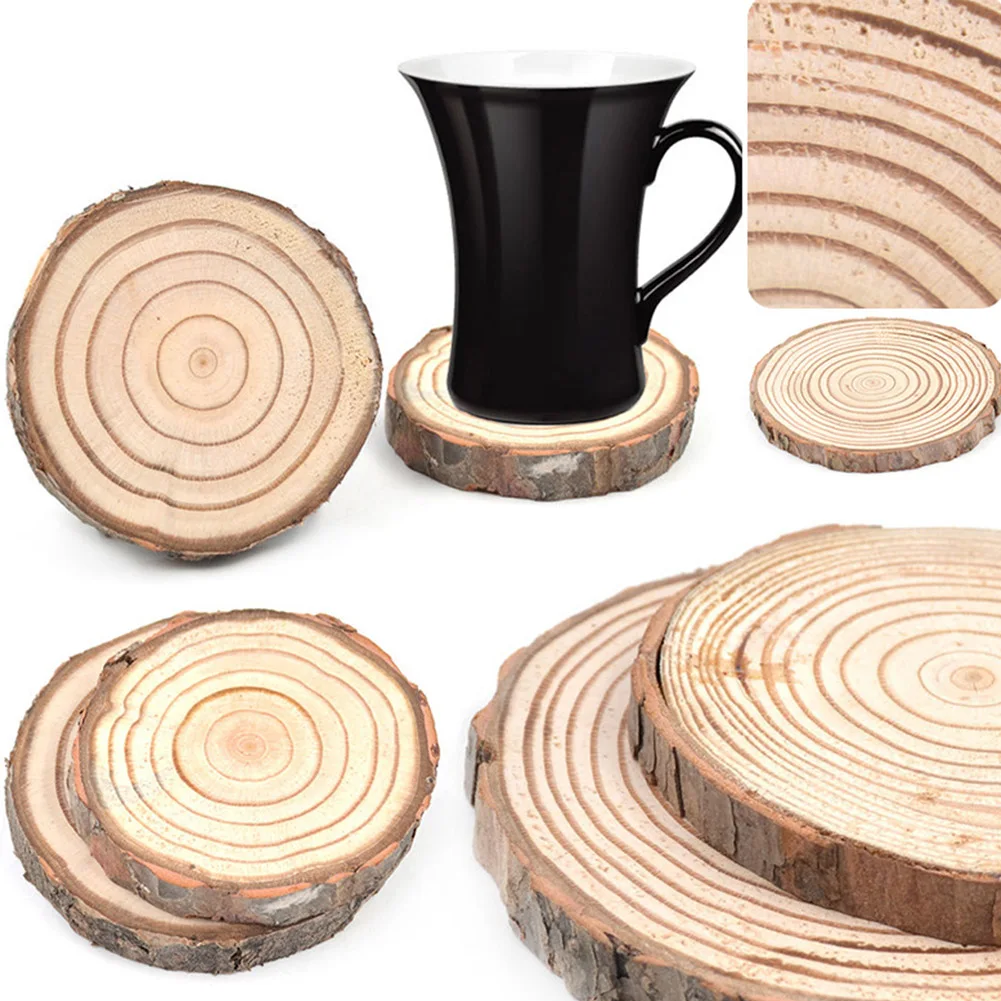 Newest Natural Round Wood Cup Mat Coasters Tea Coffee Mug Drinks Holder Heat Resistant Table Mat for DIY Tableware Decor Pad
Newest Natural Round Wood Cup Mat Coasters Tea Coffee Mug Drinks Holder Heat Resistant Table Mat for DIY Tableware Decor Pad