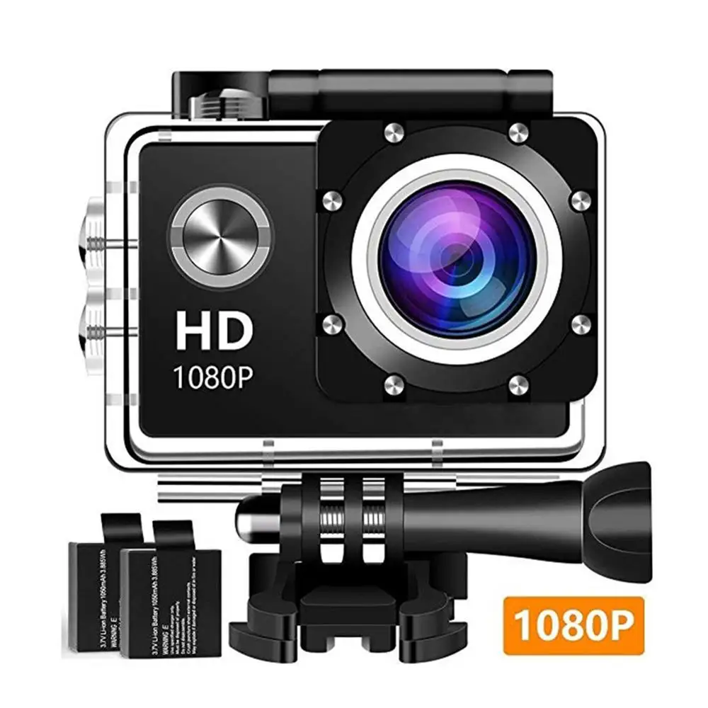 Экшн-камера HD 1080P водонепроницаемая с углом обзора 140 градусов спортивные видеокамеры 40 м
Экшн-камера HD 1080P водонепроницаемая с углом обзора 140 градусов спортивные видеокамеры 40 м