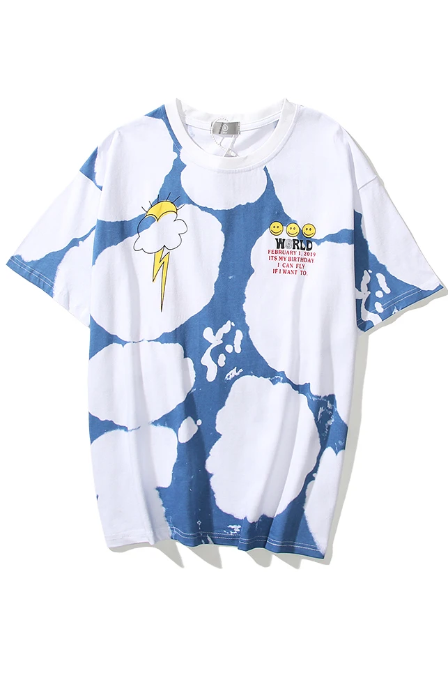 and European American hip-hop rap tide brand TRAVIS SCOTT album surrounding gradient tie-dye graffiti men and women short-sleeve
and European American hip-hop rap tide brand TRAVIS SCOTT album surrounding gradient tie-dye graffiti men and women short-sleeve