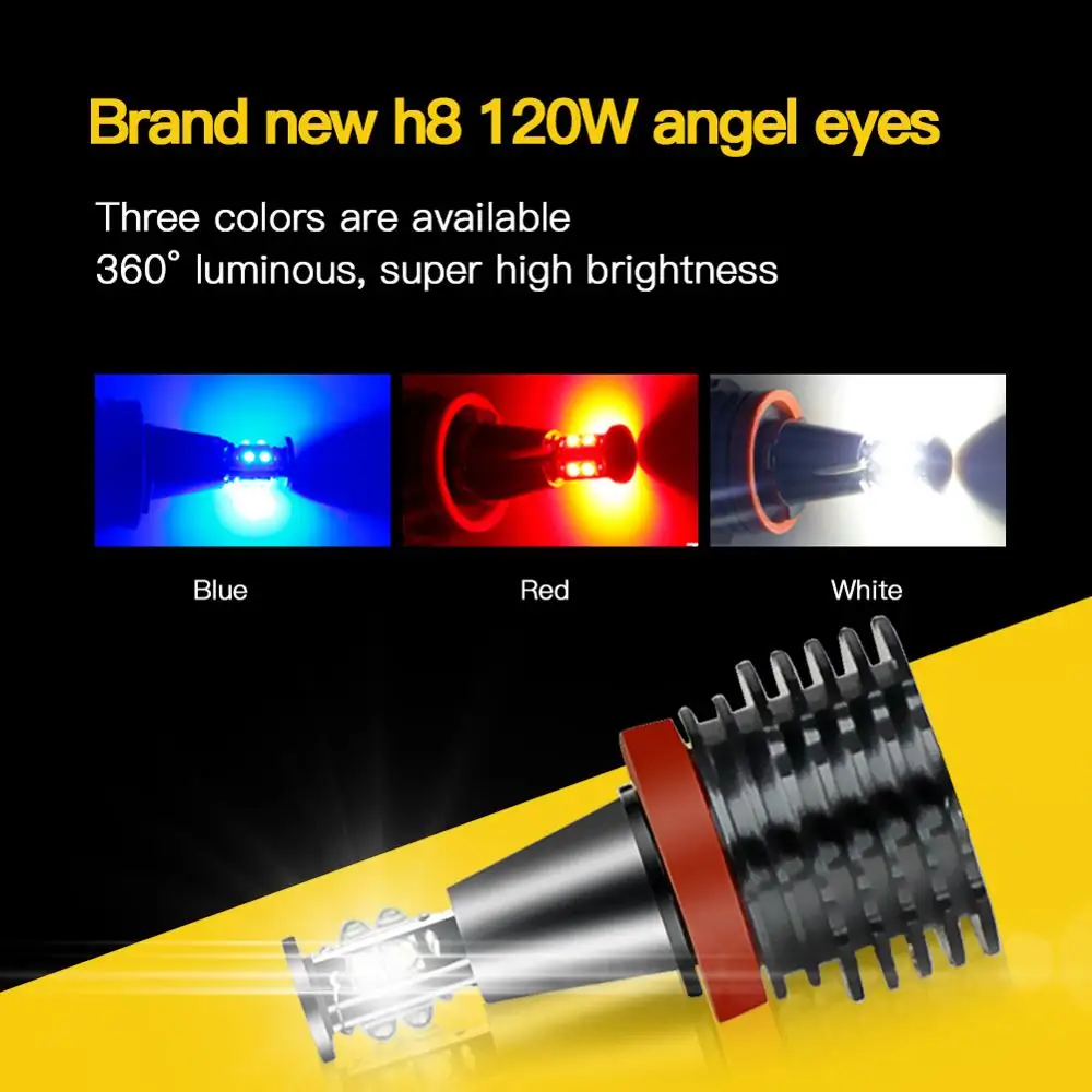 2 PCS LED is suitable for BMW e90 e92 e60 e64 e70 X5 X6 M3 e71 CANbus error-free angel eyes daytime running light circle
2 PCS LED is suitable for BMW e90 e92 e60 e64 e70 X5 X6 M3 e71 CANbus error-free angel eyes daytime running light circle