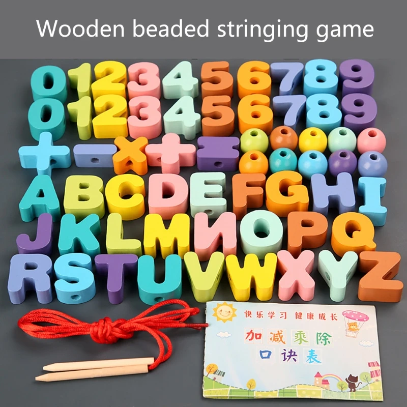 B36C Colorful Lacing Beads Toy Set Toddlers Counting Toy Wooden Educational Toy Set
B36C Colorful Lacing Beads Toy Set Toddlers Counting Toy Wooden Educational Toy Set