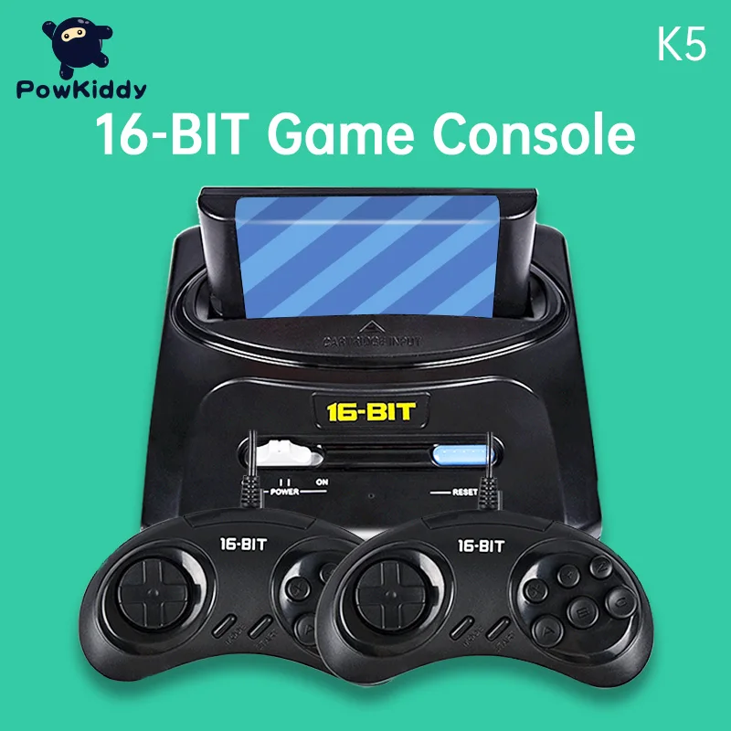 POWKIDDY K5 Ретро Мини ТВ Видео игровая консоль для Sega MegaDrive 16 Bit Встроенные игры 30 игр два геймпада AV Out отправляемая карта
POWKIDDY K5 Ретро Мини ТВ Видео игровая консоль для Sega MegaDrive 16 Bit Встроенные игры 30 игр два геймпада AV Out отправляемая карта
