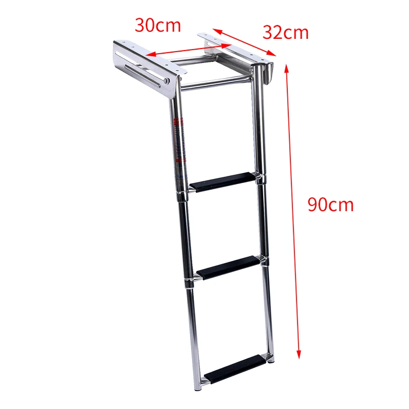 3 Steps Pulley Stainless Steel Under Platform Ladder for boat accessories marine
3 Steps Pulley Stainless Steel Under Platform Ladder for boat accessories marine