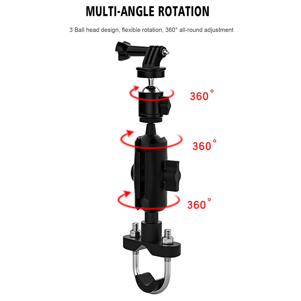 Motorcycle Data Recorder Holder Aluminum Alloy Handlebar Fixed Bracket Black Motorbike Camera Recorder Motorbike Accessories
Motorcycle Data Recorder Holder Aluminum Alloy Handlebar Fixed Bracket Black Motorbike Camera Recorder Motorbike Accessories