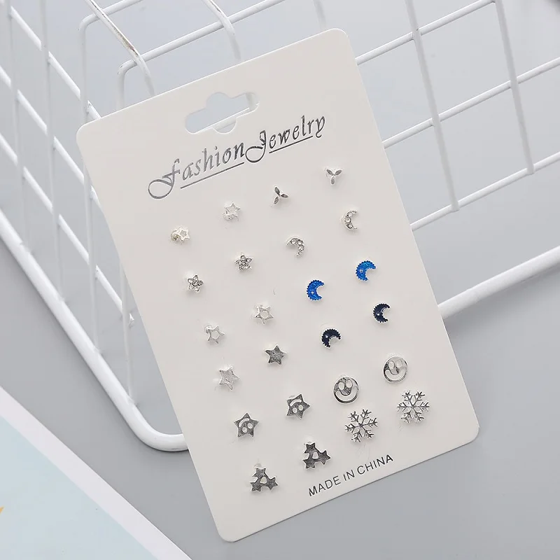 Geometric Versatile Small Stud Earrings for Women Simple and Stylish Earrings 12 Pairs Set Accessories Fashion Jewelry
Geometric Versatile Small Stud Earrings for Women Simple and Stylish Earrings 12 Pairs Set Accessories Fashion Jewelry