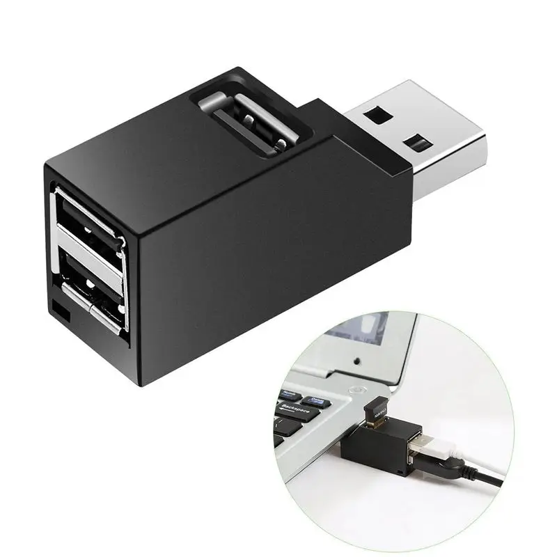 High Speed 3 Port USB 2.0 Multi HUB Splitter Expansion Desktop PC Laptop Adapter.
High Speed 3 Port USB 2.0 Multi HUB Splitter Expansion Desktop PC Laptop Adapter.