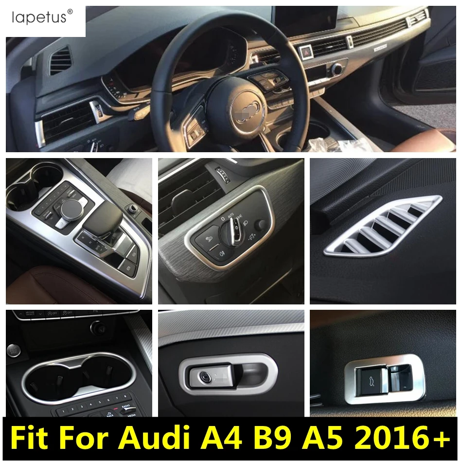 ABS Matte Accessories For Audi A4 B9 / A5 2016 - 2020 Water Cup Holder Dashboard Air AC Outlet Vent Shift Gear Panel Cover Trim
ABS Matte Accessories For Audi A4 B9 / A5 2016 - 2020 Water Cup Holder Dashboard Air AC Outlet Vent Shift Gear Panel Cover Trim
