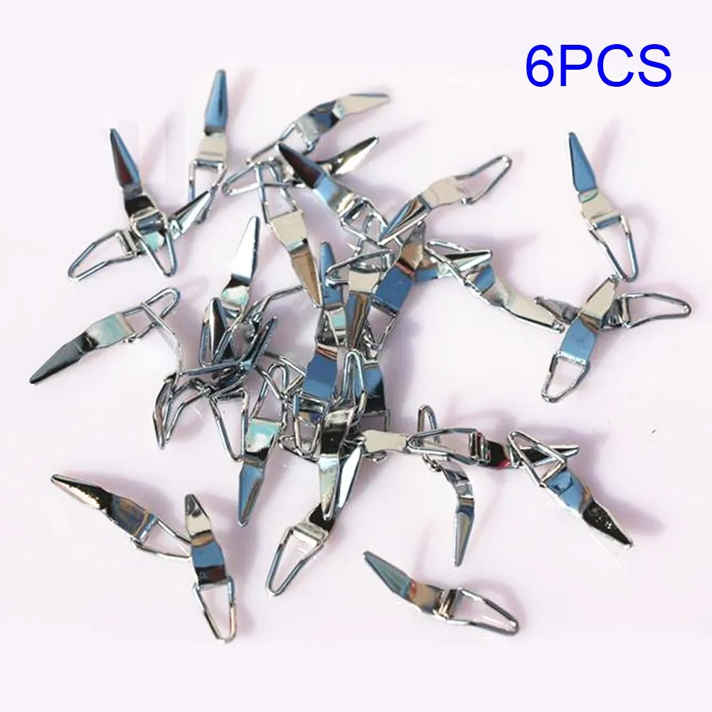6pcs Hook Keeper Stainless Steel Silver Building Rod Guides Collapsible Hook Keeper For Luer And Fly Fishing Rods
6pcs Hook Keeper Stainless Steel Silver Building Rod Guides Collapsible Hook Keeper For Luer And Fly Fishing Rods