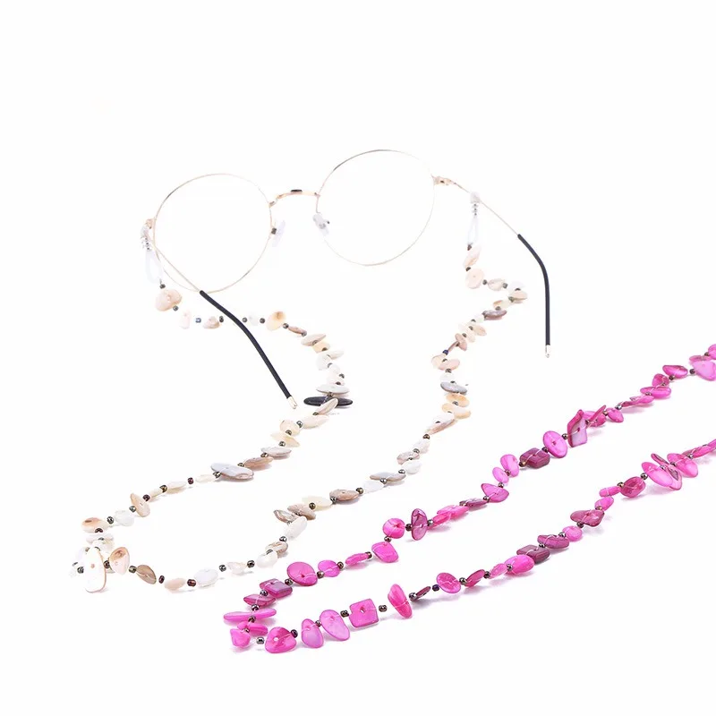 2 Colors Fashion Shell Beaded Eyeglass Chains Anti-slip Sunglasses Reading Glasses Chain Eyewears Cord Holder Neck Strap
2 Colors Fashion Shell Beaded Eyeglass Chains Anti-slip Sunglasses Reading Glasses Chain Eyewears Cord Holder Neck Strap