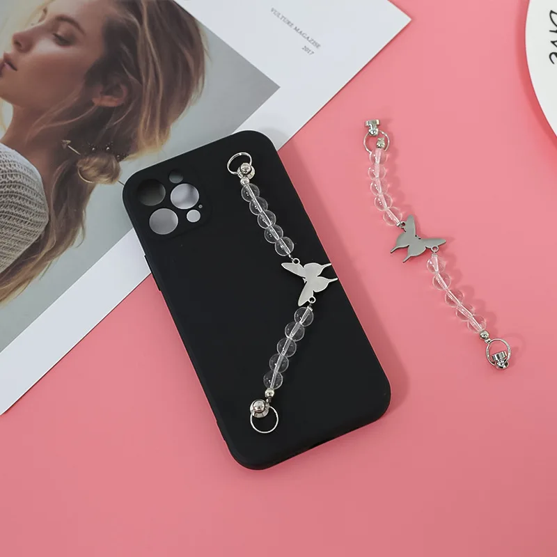 DIY butterfly mobile phone chain pendant suitable for iPhone12/HUAWEI mobile phone case pendant pearl mobile phone case pendant
DIY butterfly mobile phone chain pendant suitable for iPhone12/HUAWEI mobile phone case pendant pearl mobile phone case pendant