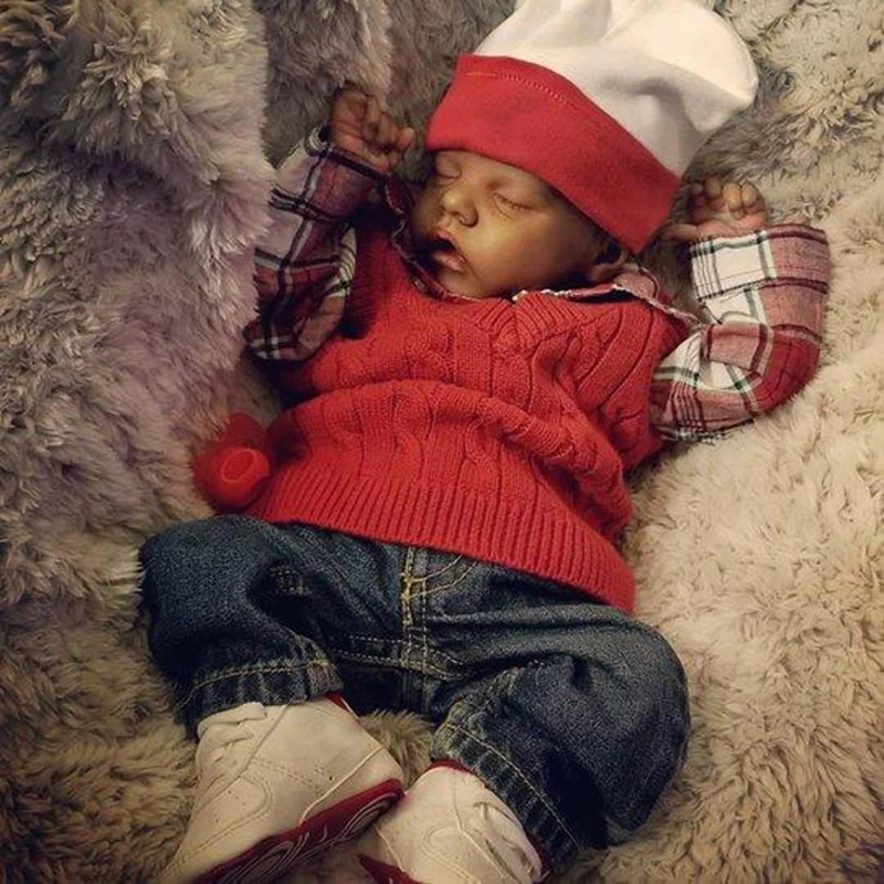 17" Realistic Reborn Baby Doll Boy, silicone, original soft, toddler doll toy, 2-5 years old, holiday gift, birthday gift
17" Realistic Reborn Baby Doll Boy, silicone, original soft, toddler doll toy, 2-5 years old, holiday gift, birthday gift