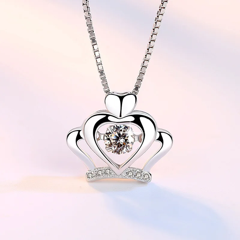 Crown Necklace Authentic 925 Sterling Silver Zircon Crown Pendant Necklace For Women Necklaces & Pendants Fine Jewelry D227
Crown Necklace Authentic 925 Sterling Silver Zircon Crown Pendant Necklace For Women Necklaces & Pendants Fine Jewelry D227