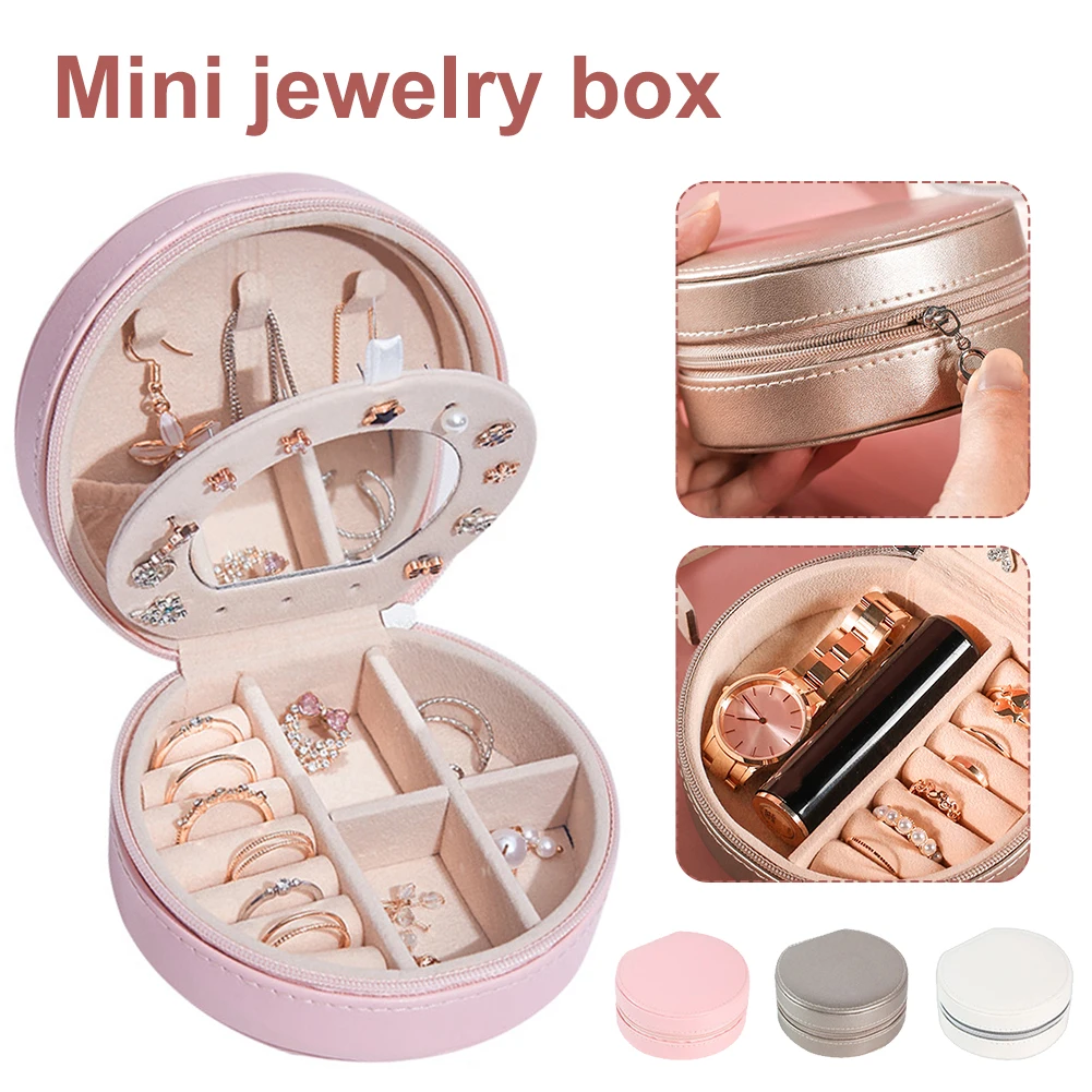 3 Layer Jewelry Storage Box PU Leather Jewelry Box Case with Mirror Table Organizer for Rings Earrings Necklace Bracelet Gifts
3 Layer Jewelry Storage Box PU Leather Jewelry Box Case with Mirror Table Organizer for Rings Earrings Necklace Bracelet Gifts