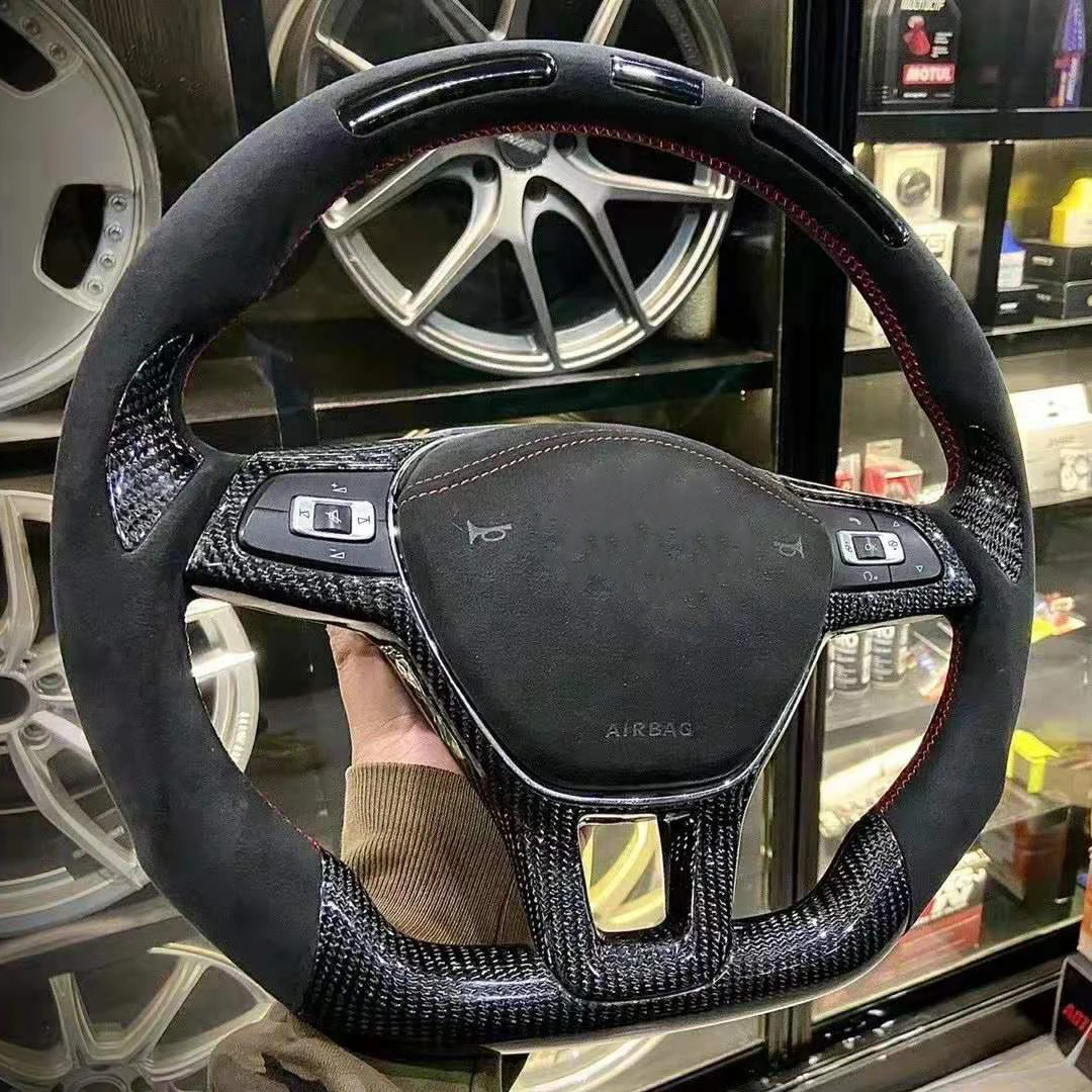 Cuatomized LED Carbon Fiber Sports Steering Wheel Alcantara Leather compatible for Volkswagen Golf MK7 GTI Rline 2018-2020
Cuatomized LED Carbon Fiber Sports Steering Wheel Alcantara Leather compatible for Volkswagen Golf MK7 GTI Rline 2018-2020