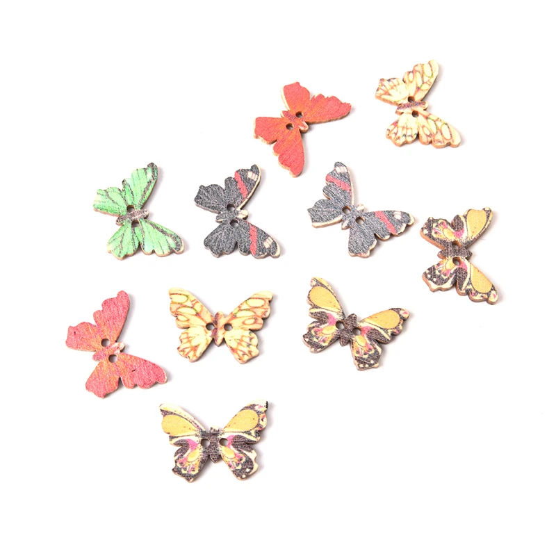 Colorful Butterfly Wooden Buttons Fit Sewing And Scrapbooking Sewing Buttons For Craft DIY Mixed
Colorful Butterfly Wooden Buttons Fit Sewing And Scrapbooking Sewing Buttons For Craft DIY Mixed