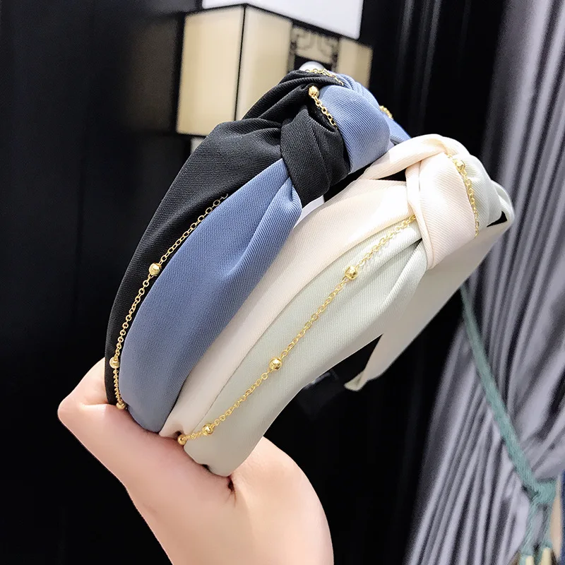 Wide Top Knot Hair Bands For Women Headdress Colorful Cloth Headband Bezel Girls Hairband Hair Hoop Female Hair Accessories 
Wide Top Knot Hair Bands For Women Headdress Colorful Cloth Headband Bezel Girls Hairband Hair Hoop Female Hair Accessories