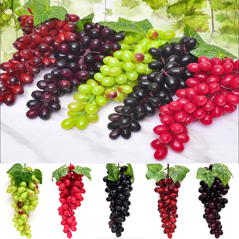 Hanging Artificial Grapes DIY Artificial Fruits Plastic Fake Fruit for Home Garden Decoration Christmas Wedding Party Supplies
Hanging Artificial Grapes DIY Artificial Fruits Plastic Fake Fruit for Home Garden Decoration Christmas Wedding Party Supplies
