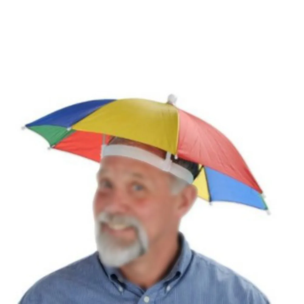 New Rain Umbrella Hat Rainbow Foldable Sun Umbrella Hat Cap Outdoor Sun Headwear Cap Fishing Camping Tool Beach Head Hats
New Rain Umbrella Hat Rainbow Foldable Sun Umbrella Hat Cap Outdoor Sun Headwear Cap Fishing Camping Tool Beach Head Hats