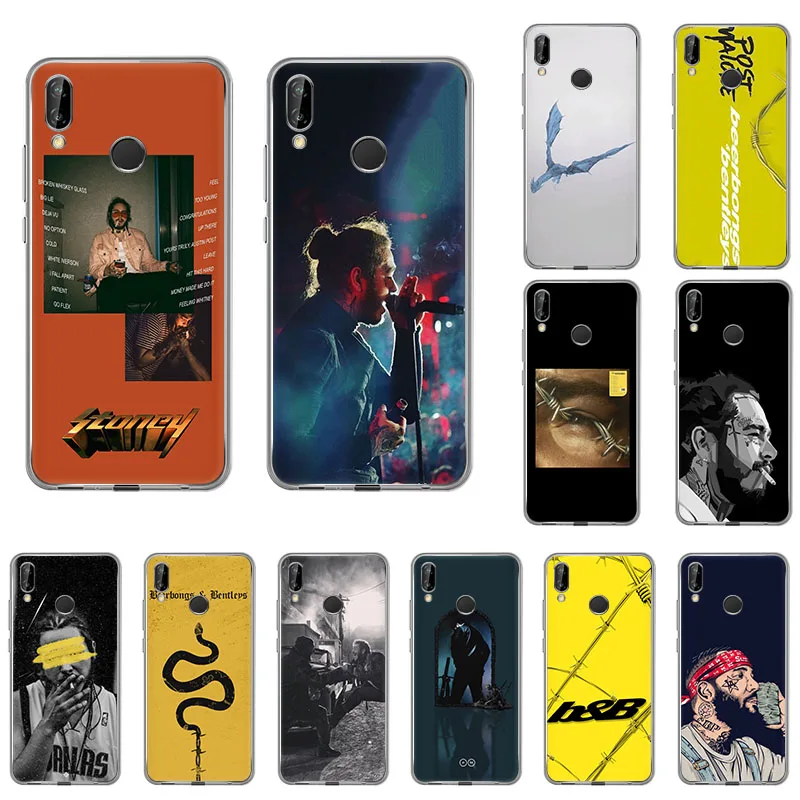 Силиконовый чехол для телефона Post Malone Beerbongs из мягкого ТПУ Huawei Nova 5 4 Mate30 5G Y92019 Y7 Y6