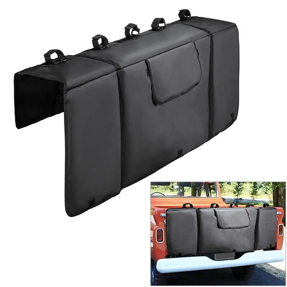 Truck Tailgate Bike Pads Mountain Bike Pickup Protection Mat With 5 Shockproof Frame Fixing Straps And 2 Tool Storage Pockets
Truck Tailgate Bike Pads Mountain Bike Pickup Protection Mat With 5 Shockproof Frame Fixing Straps And 2 Tool Storage Pockets