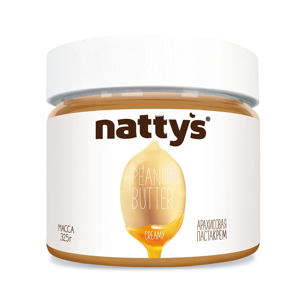 Арахисовая паста Nattys Creamy 325 г | Продукты