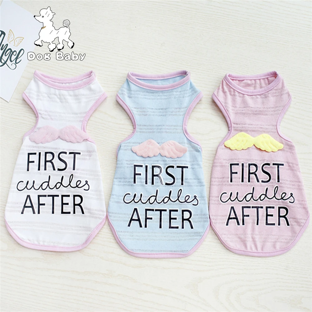 Angel Dog Clothes For Small Dog Supplies Summer Funny Pet Clothes For Dog Vest Pomeranian Clothes Casual Puppy Clothes 
Angel Dog Clothes For Small Dog Supplies Summer Funny Pet Clothes For Dog Vest Pomeranian Clothes Casual Puppy Clothes