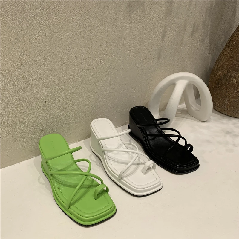 Women Sandals Summer 2021 Female Shoes Woman Slippers Green Platform Sandals Wedges Heels Casual Wedges Sandals Sandalia Mujer
Women Sandals Summer 2021 Female Shoes Woman Slippers Green Platform Sandals Wedges Heels Casual Wedges Sandals Sandalia Mujer
