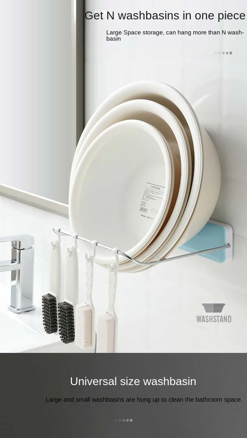 zq Washstand Wall-Mounted Bathroom Storage Boxes Sub-Storage Toilet Punch-Free
zq Washstand Wall-Mounted Bathroom Storage Boxes Sub-Storage Toilet Punch-Free