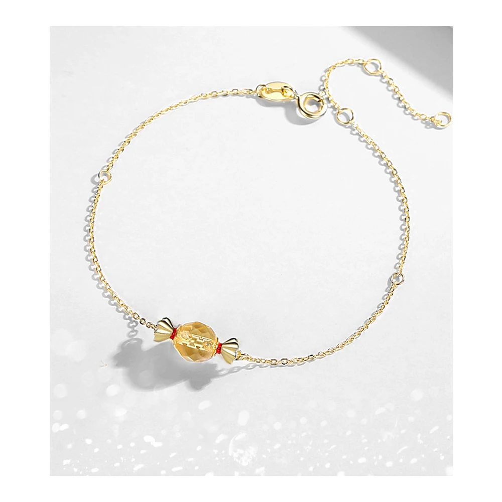 Beadsnice Candy Sterling Silver Bracelet Sweet Natural Crystal Adjustable Dainty Designer Initial For Girls ID 40972
Beadsnice Candy Sterling Silver Bracelet Sweet Natural Crystal Adjustable Dainty Designer Initial For Girls ID 40972