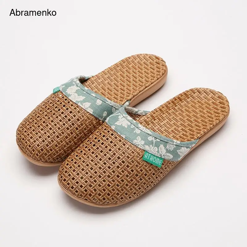 Woman Summer Flax Slippers Couples Linen Weave Non-Slip Slides Breathable Sandals Women/Male Indoor Home Shoes Ladies Flip Flops
Woman Summer Flax Slippers Couples Linen Weave Non-Slip Slides Breathable Sandals Women/Male Indoor Home Shoes Ladies Flip Flops